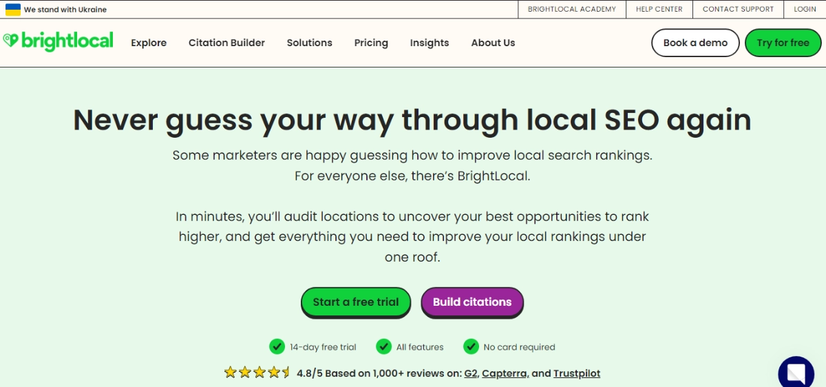 10. Best SEO Tools for Small Businesses -  Bright Local